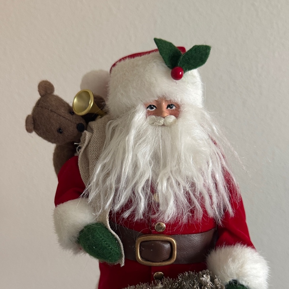 Hobby Lobby Santa Claus Figurine - Red, White, and Green - Picture 2 of 10